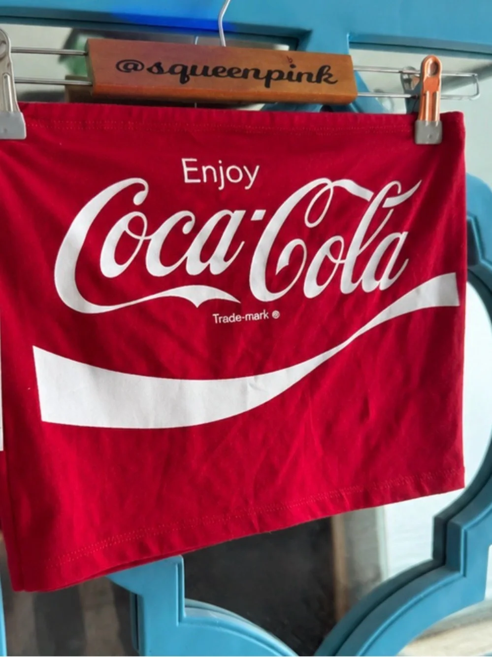 Coca Cola Red Strapless Logo Tube Top - Women - Picture 7 of 7